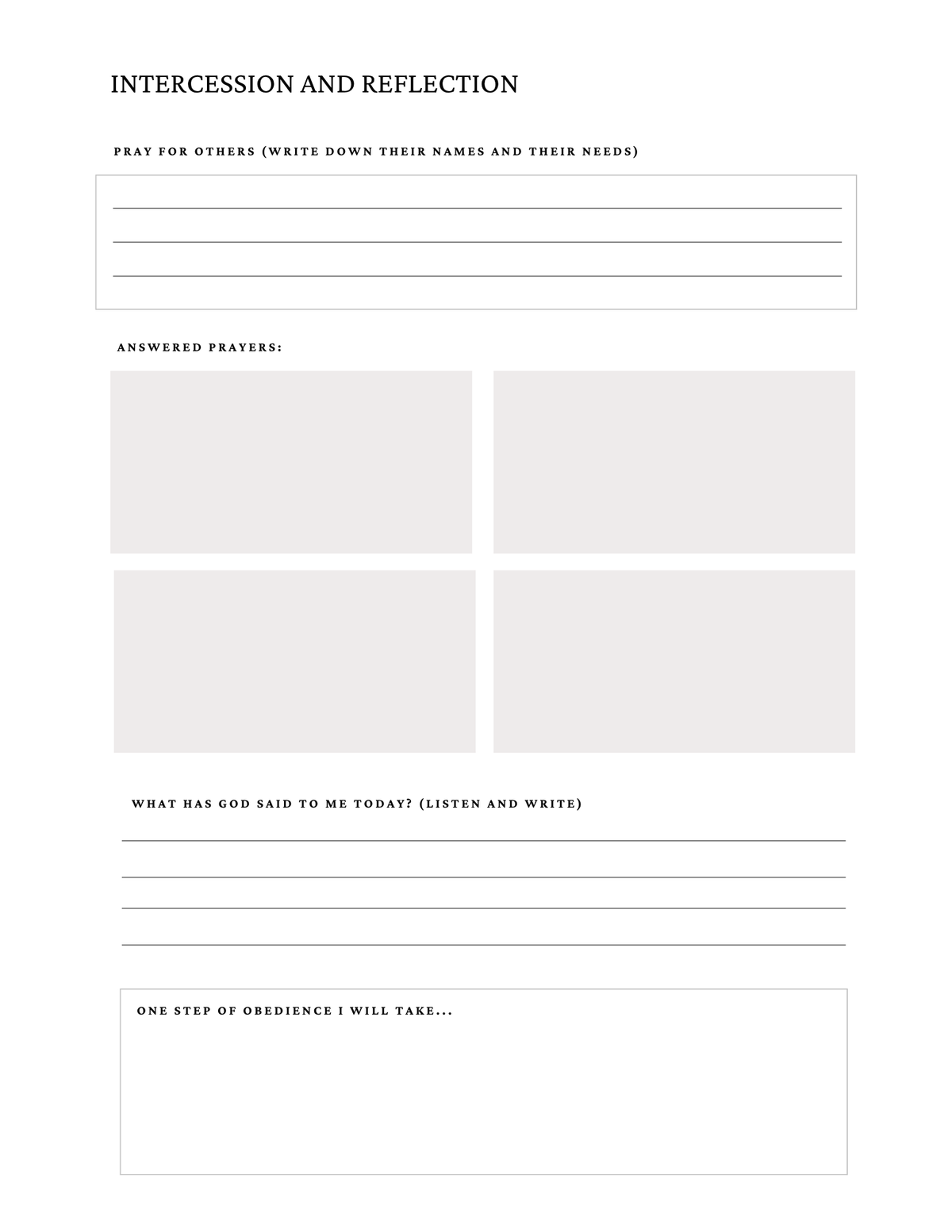 60-Day Prayer Journal (Digital Journal)
