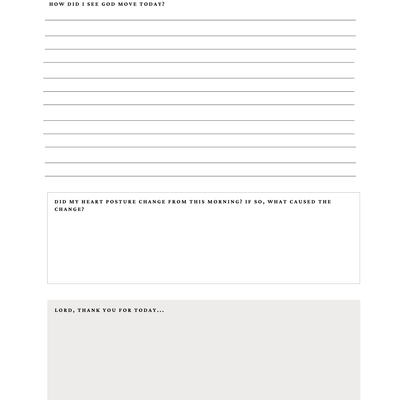60-Day Prayer Journal (Digital Journal)
