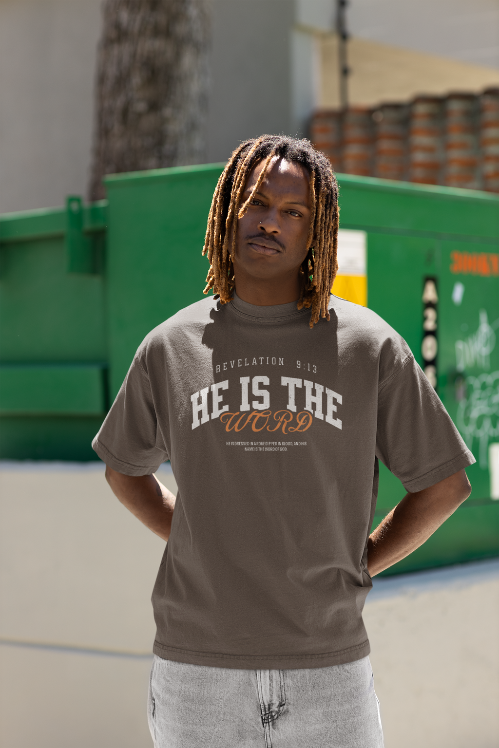 He is the Word - Revelation 19:13 Oversized Boxy Tee