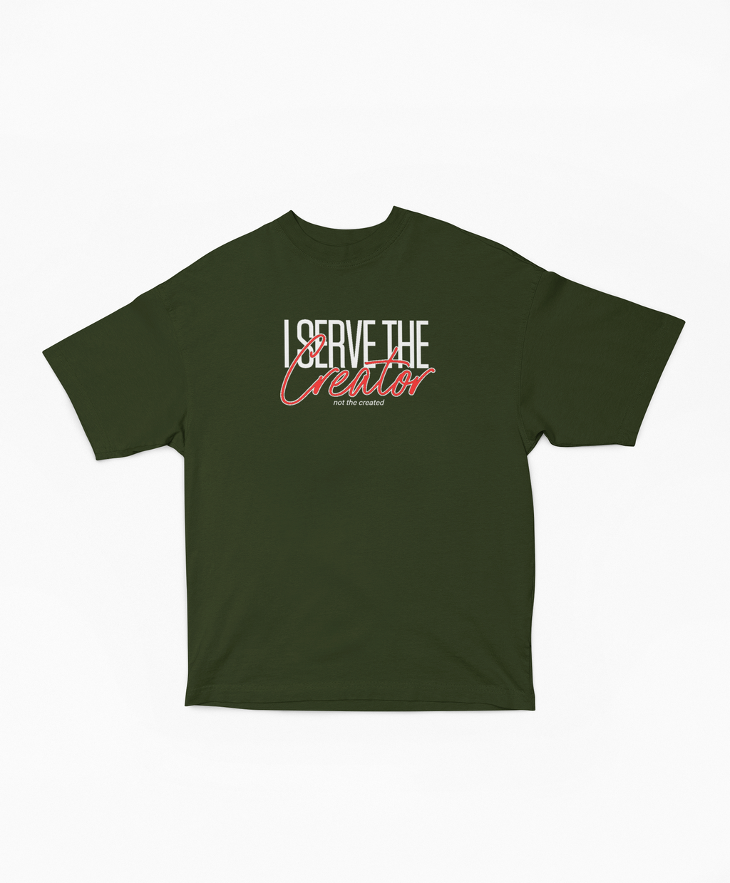 Serve the Creator Oversized Boxy Tee