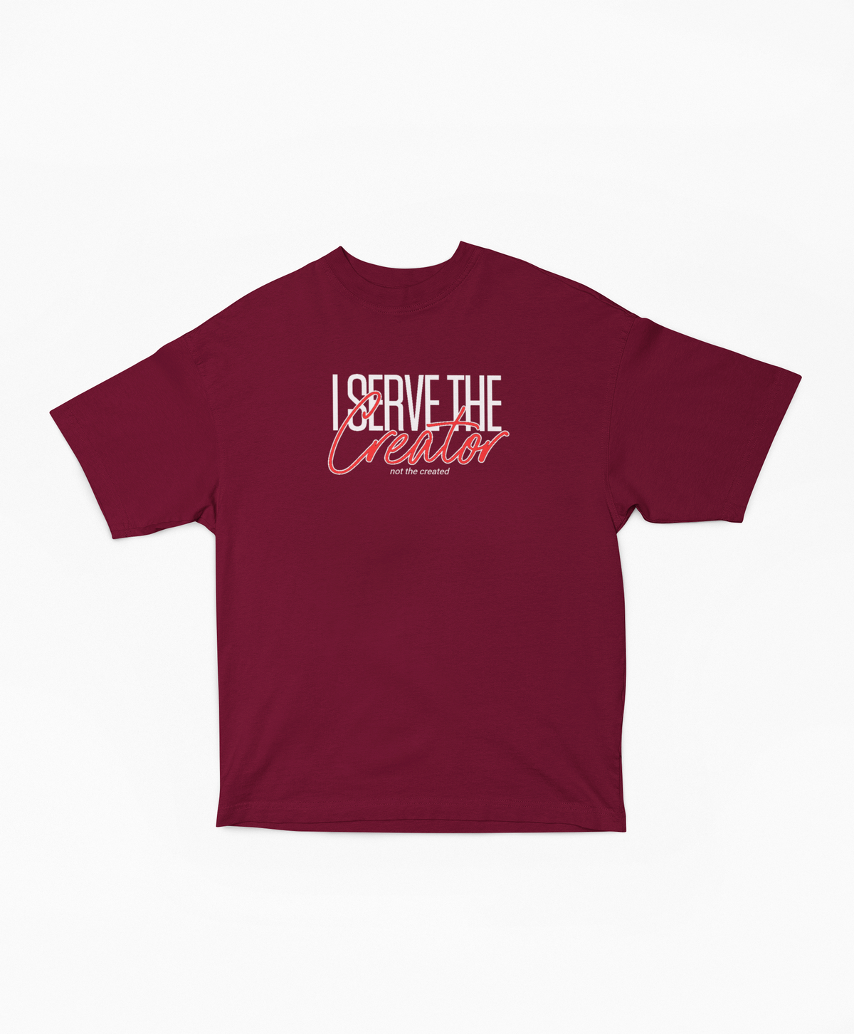 Serve the Creator Oversized Boxy Tee