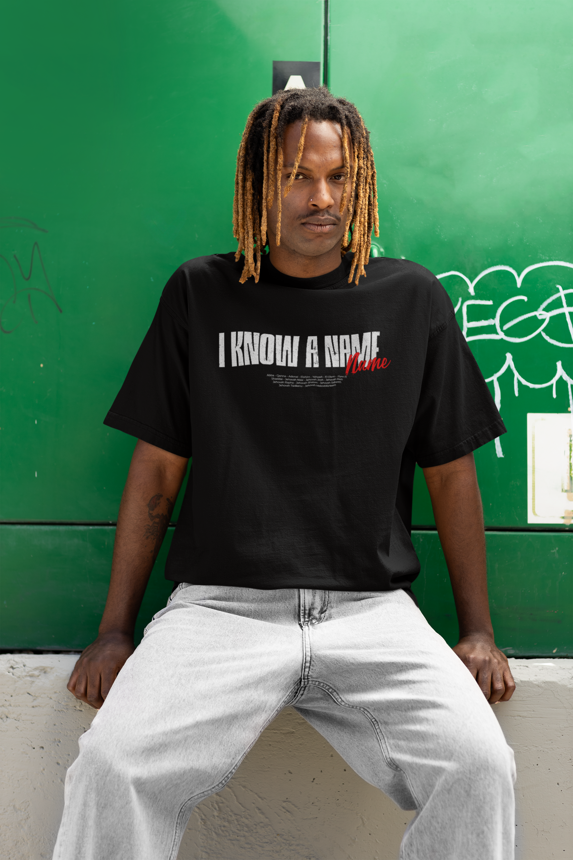 I Know a Name - Names of God Oversized Boxy Tee