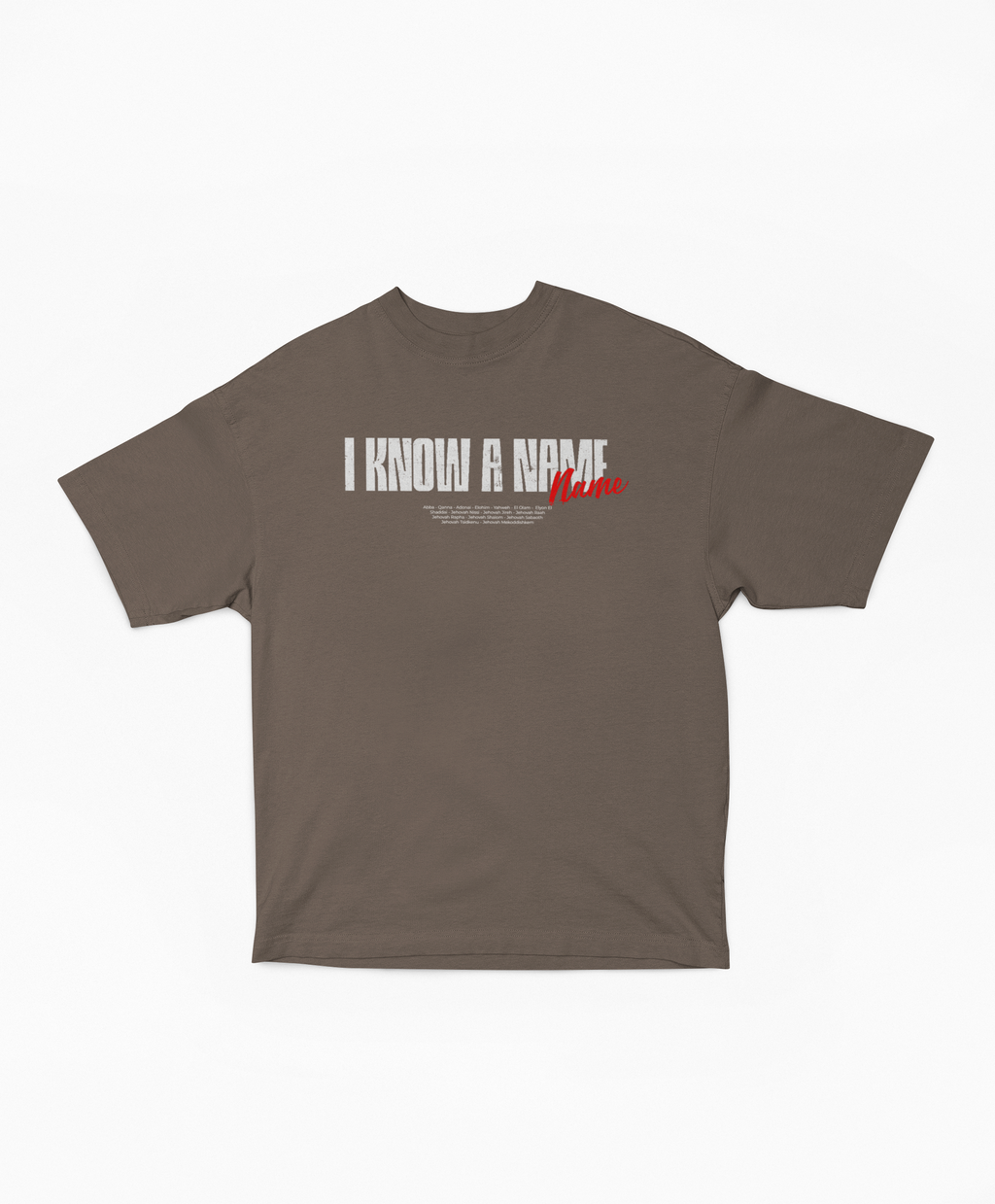 I Know a Name - Names of God Oversized Boxy Tee