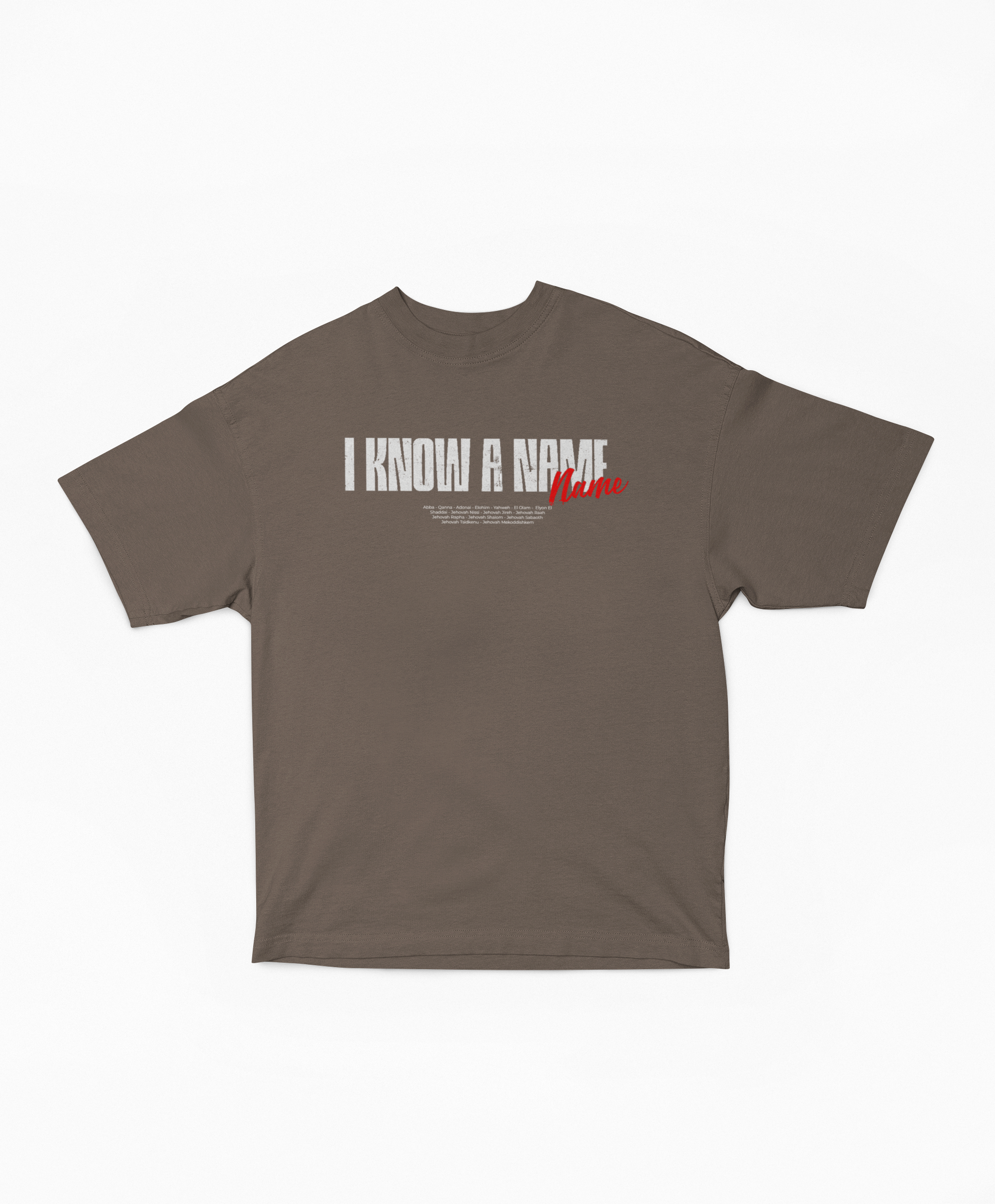 I Know a Name - Names of God Oversized Boxy Tee