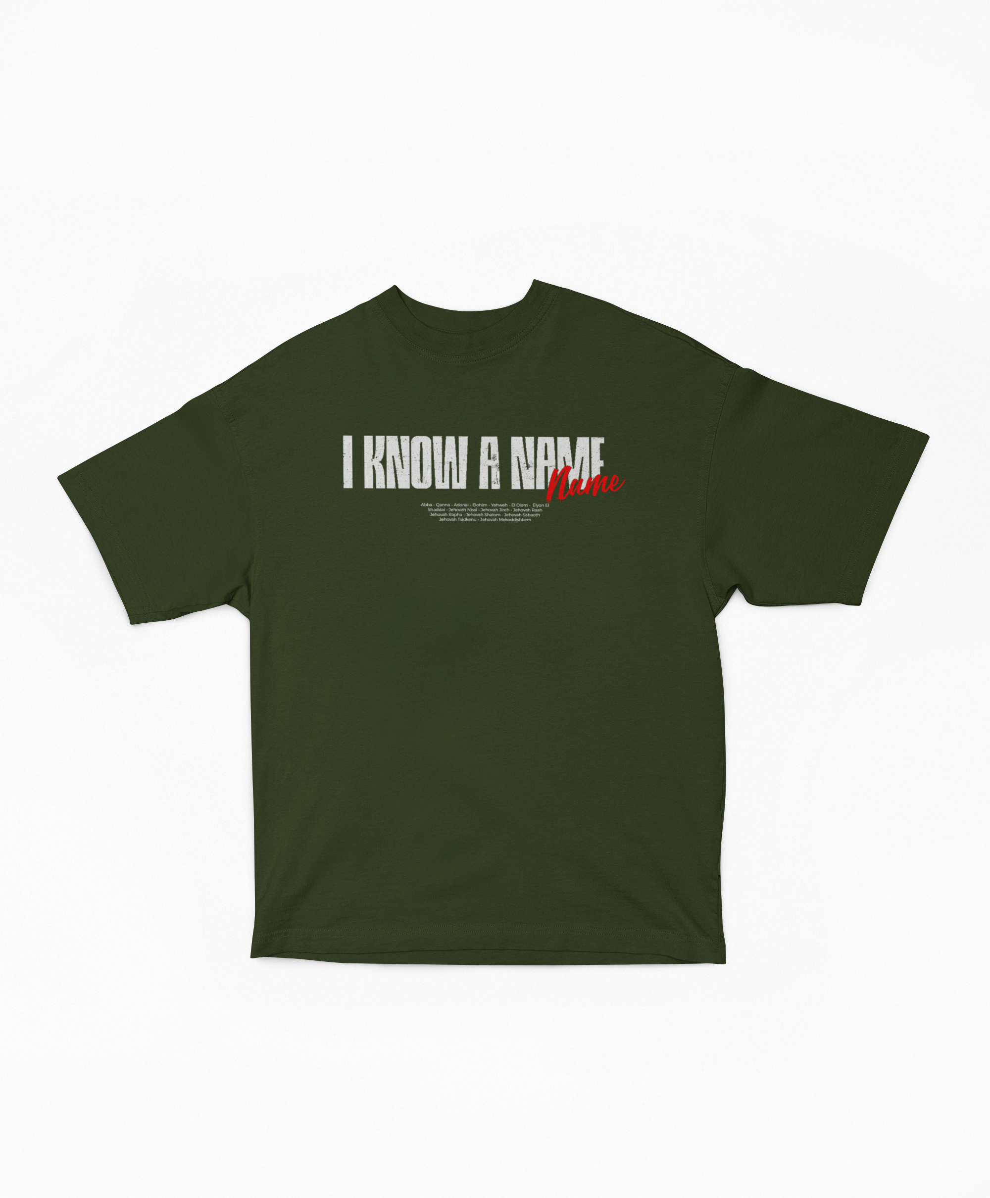 I Know a Name - Names of God Oversized Boxy Tee