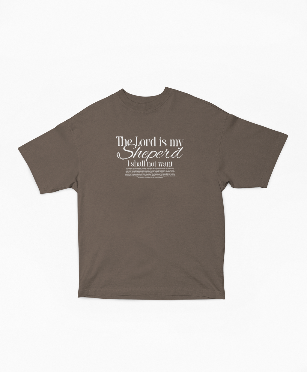 Psalm 23 Oversized Boxy Tee (W)