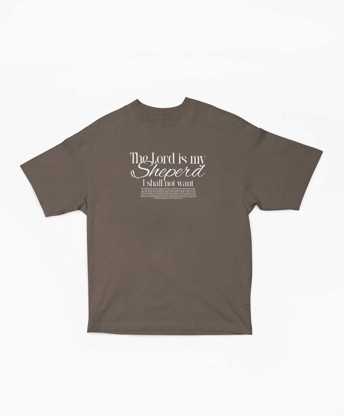Psalm 23 Oversized Boxy Tee (W)