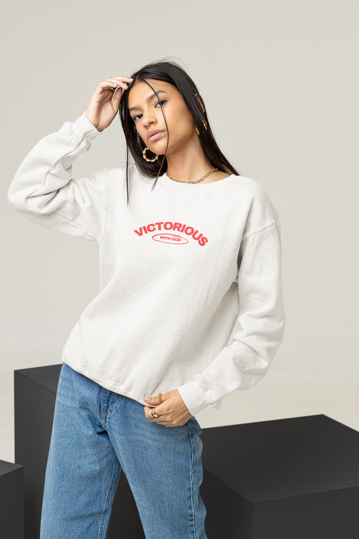Victorious with God Sweatshirt