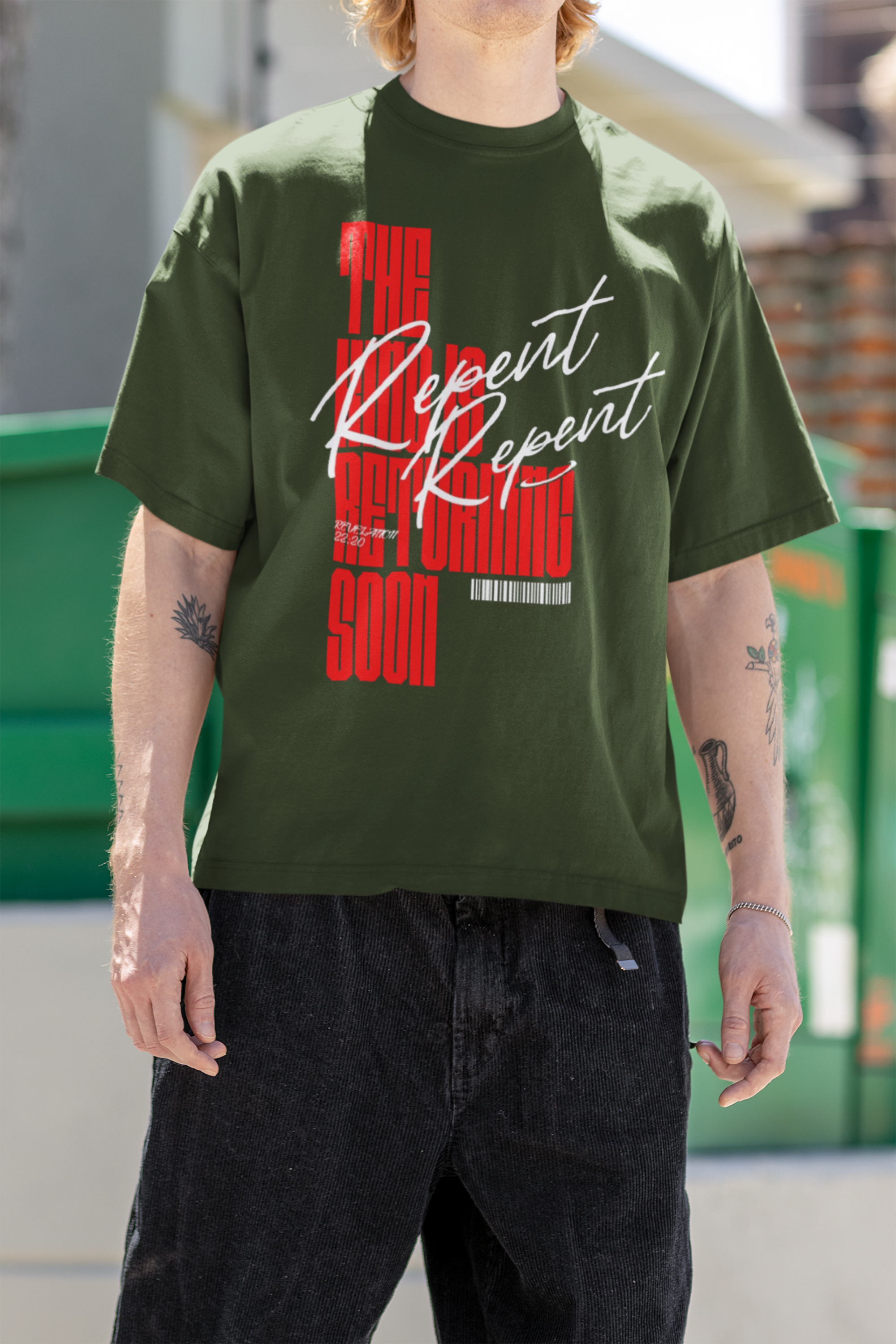 Revelation 22:20 Oversized Boxy Tee