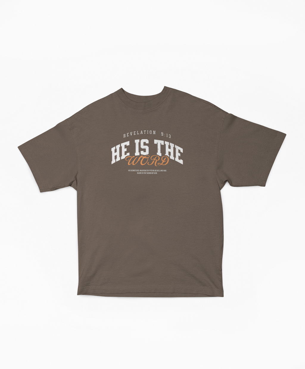 He is the Word - Revelation 19:13 Oversized Boxy Tee