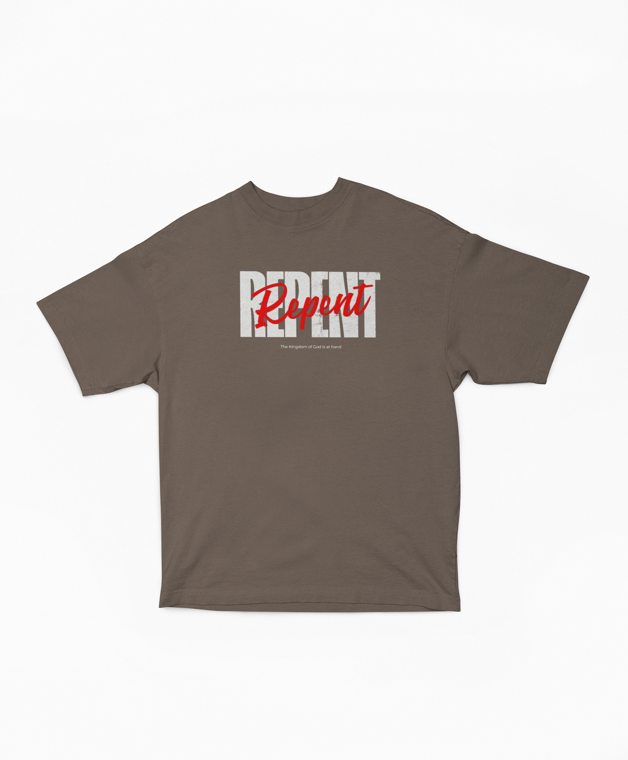 Repent - Matthew 3:2 Oversized Boxy Tee