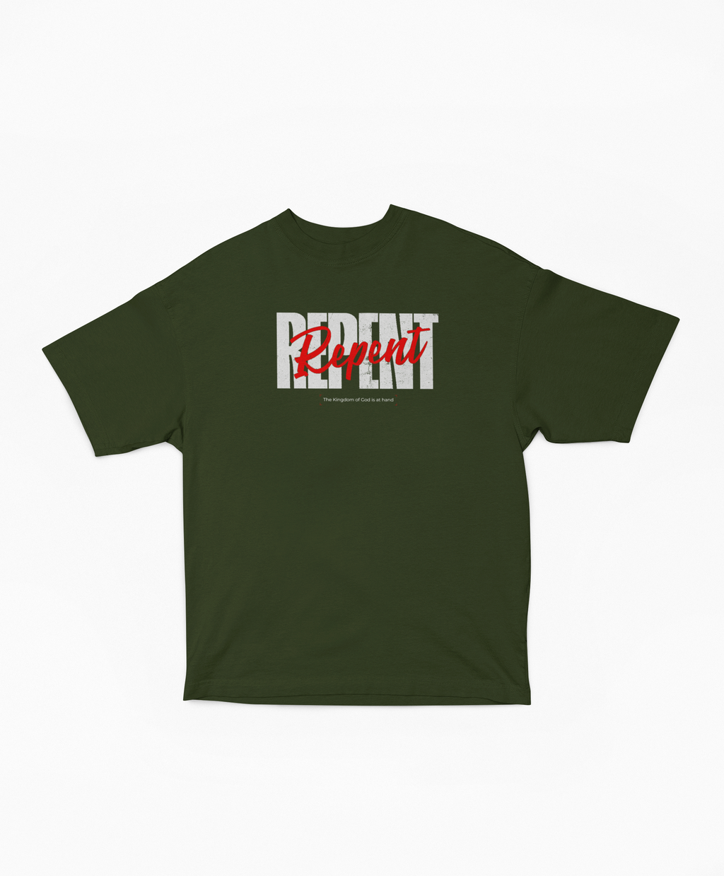 Repent - Matthew 3:2 Oversized Boxy Tee